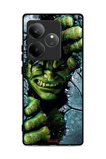 Tolwak غطاء حماية لهاتف Realme GT Neo6 SE 5G بتصميم هالك المذهل