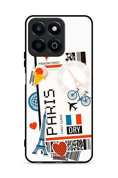 Tolwak غطاء حماية لهاتف Honor X7c 4G - ملصق باريس