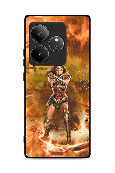 Tolwak غطاء حماية لهاتف Realme GT 6 5G بتصميم Wonder Women
