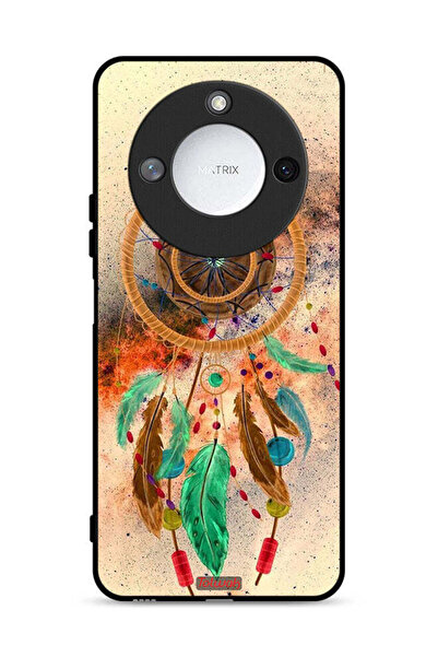 Tolwak غطاء حماية لهاتف Honor X60 5G بتصميم ريش ماندالا معلق