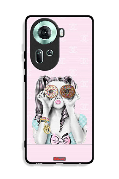 Tolwak غطاء حماية لهاتف Oppo Reno11 5G يحمل دوناتين