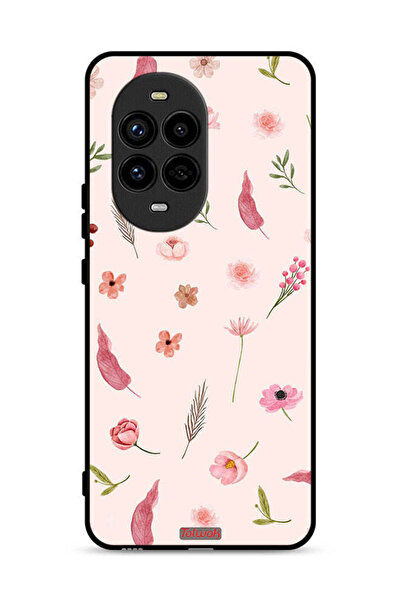 Tolwak غطاء حماية لهاتف هواوي نوفا 13 برو 5G بنقشة أوراق وورود