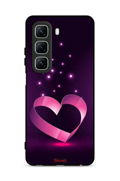 Tolwak غطاء حماية لهاتف Infinix Hot 50 5G بتصميم قلب