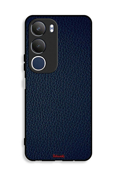 Tolwak غطاء حماية جلدي بنمط مزخرف لهاتف Vivo Y19s 4G