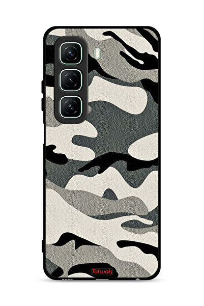 Tolwak غطاء حماية مموه لهاتف Infinix Hot 50 5G