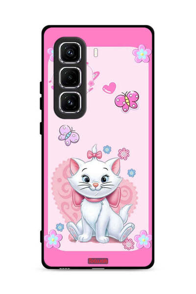 Tolwak غطاء حماية لهاتف Infinix Hot 50 Pro Plus 4G بتصميم قطة لطيفة