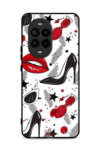 Tolwak Huawei nova 13 Pro 5G Protective Case Cover Lipstick And Shoes Art