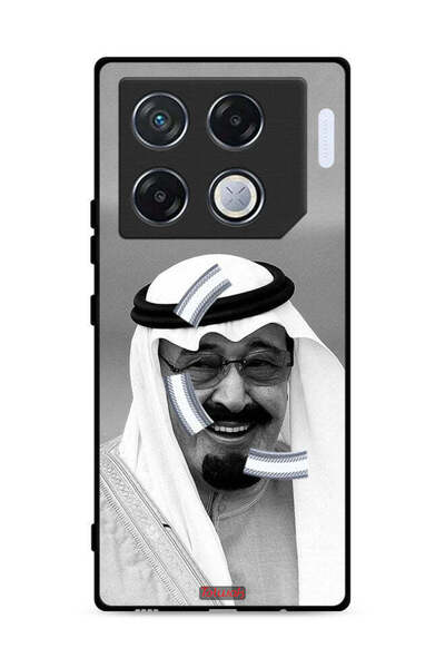 Tolwak غطاء حماية لهاتف إنفينيكس جي تي 20 برو 5G صورة الملك عبدالله مبتسماً