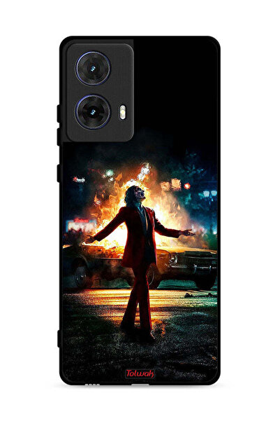 Tolwak غطاء حماية لهاتف موتورولا موتو جي 85 5G - وضع جوكر السعيد