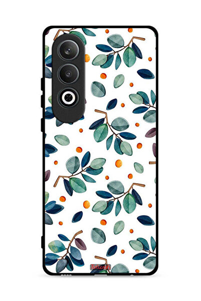 Tolwak غطاء حماية لهاتف Oppo K12 Plus 5G بنقشة أوراق الشجر