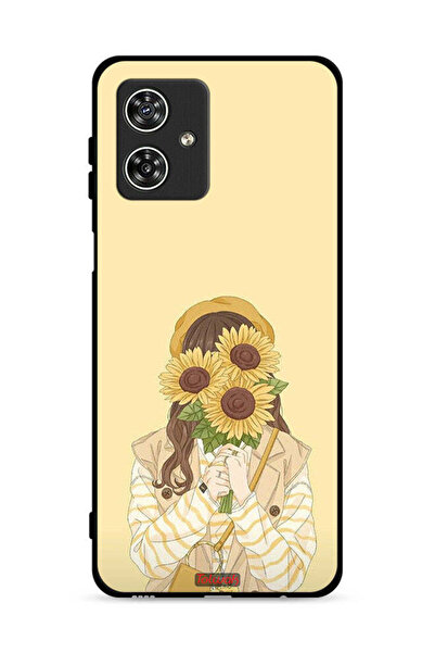 Tolwak غطاء حماية لهاتف موتورولا موتو جي 54 5G بنقشة عباد الشمس