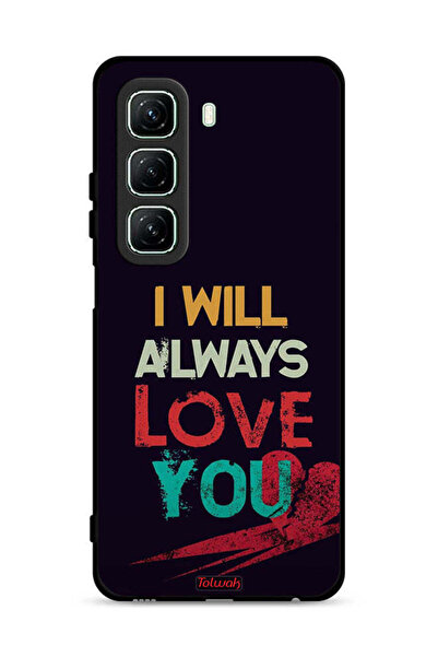 Tolwak غطاء حماية لهاتف Infinix Hot 50 5G، سأحبك دائمًا