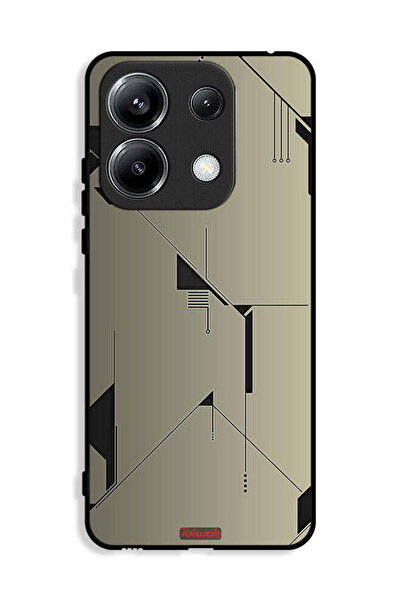 Tolwak غطاء حماية لهاتف Xiaomi Poco M6 Pro 4G بتصميم تجريدي بسيط