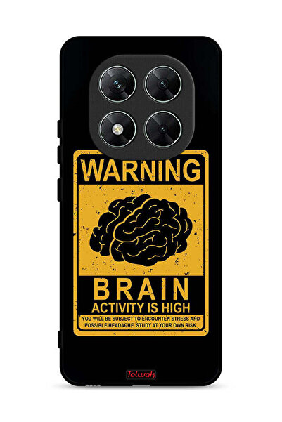 Tolwak غطاء حماية لهاتف شاومي ريدمي نوت 14 برو 5G تحذير من نشاط الدماغ المرتفع