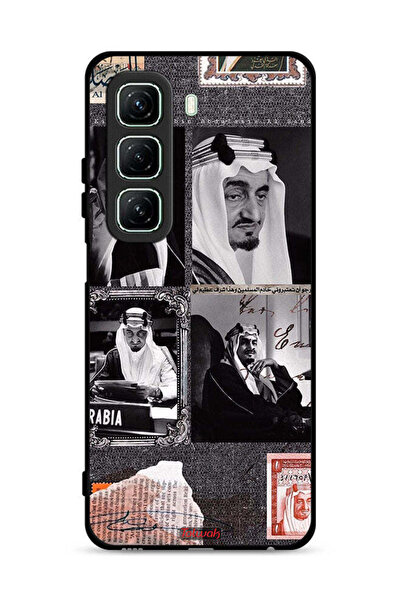 Tolwak غطاء حماية لهاتف Infinix Hot 50 5G، ملصق الملك فيصل العتيق