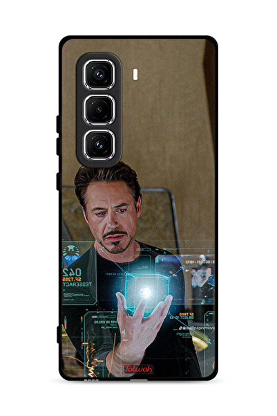Tolwak غطاء حماية لهاتف Infinix Hot 50 Pro Plus 4G بتصميم Iron Man
