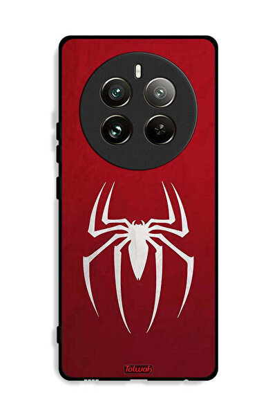 Tolwak غطاء حماية لجهاز Realme 12 Pro Plus 5G بتصميم Spider Icon