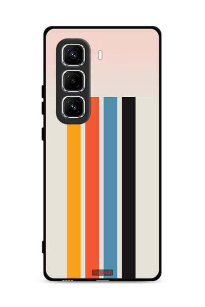 Tolwak غطاء حماية لهاتف Infinix Hot 50 Pro Plus 4G بنمط خطوط مستقيمة