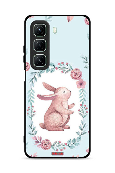 Tolwak غطاء حماية لهاتف Infinix Hot 50 5G بتصميم أرنب