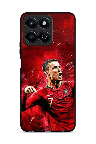 Tolwak غطاء حماية لهاتف Honor Play 60 Plus 5G كريستيانو رونالدو