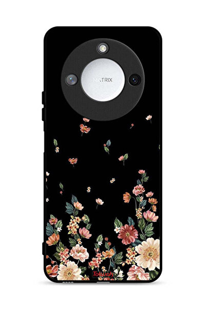 Tolwak غطاء حماية لهاتف Honor X9c Smart 5G مع زهور صغيرة في الأسفل