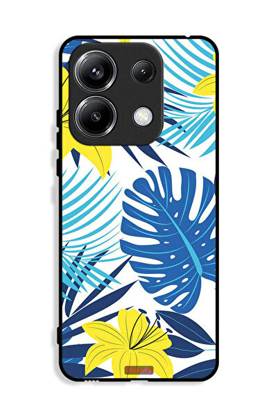 Tolwak غطاء حماية لهاتف Xiaomi Poco M6 Pro 4G برسومات ريش وزهور