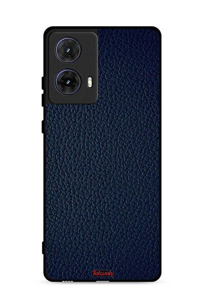 Tolwak غطاء حماية جلدي بنقشة لهاتف موتورولا موتو جي 85 5 جي