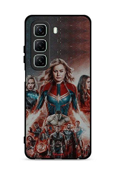 Tolwak غطاء حماية لجهاز Infinix Hot 50 5G بتصميم Avengers
