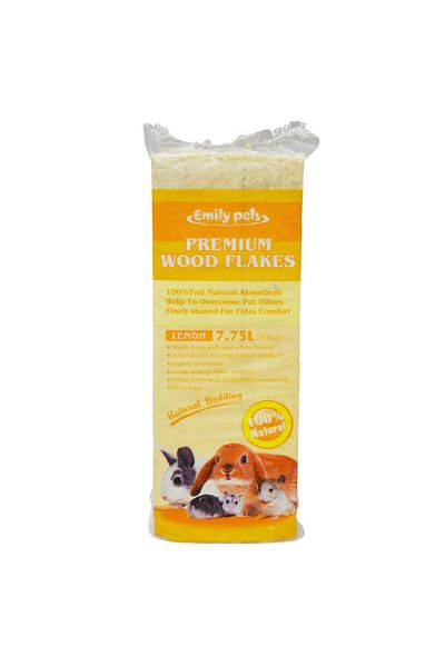 Emili Emily's Premium Wood Chips for Pets, Lemon Scent - 7.75 L