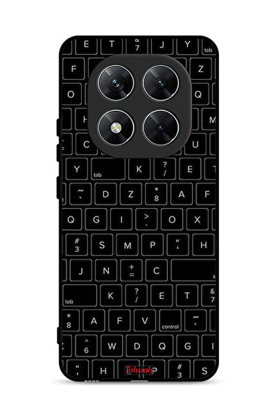 Tolwak غطاء حماية لهاتف شاومي ريدمي نوت 14 برو 5G بنمط مفاتيح لوحة المفاتيح ا...