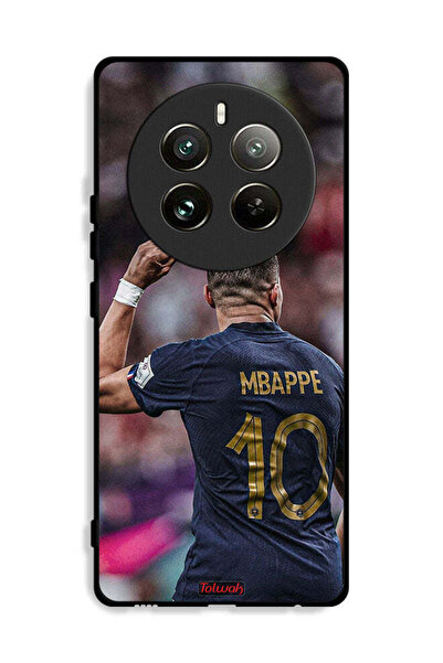 Tolwak غطاء حماية لهاتف Realme 12 Pro Plus 5G بتصميم Mbappe 10