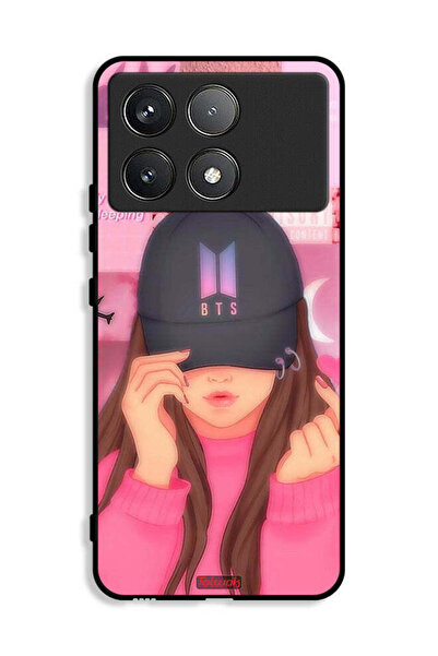 Tolwak غطاء حماية لهاتف Xiaomi Poco X6 Pro 5G بطبعة فتاة سناب