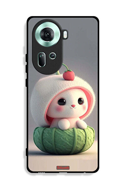 Tolwak غطاء حماية لهاتف Oppo Reno11 5G - أرنب صغير لطيف