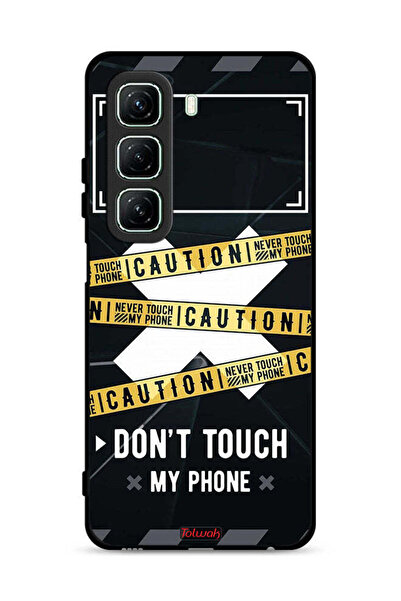 Tolwak غطاء حماية لهاتف Infinix Hot 50 5G تحذير: لا تلمس هاتفي أبدًا