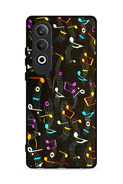 Tolwak غطاء حماية لهاتف Oppo K12 Plus 5G بنمط قماش موسيقي