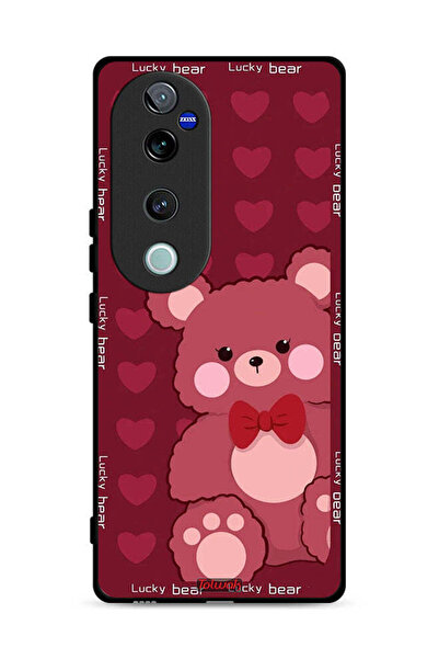 Tolwak غطاء حماية لهاتف Vivo S19 Pro 5G بتصميم الدب المحظوظ