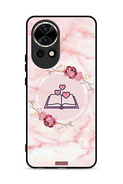 Tolwak Huawei nova 13 5G Protective Case Cover Three Hearts On Book Artwork