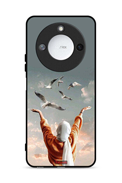 Tolwak غطاء حماية لهاتف Honor X60 5G بتصميم طيور تحلق