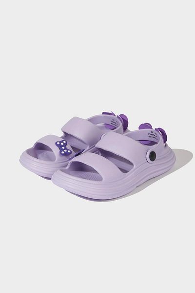 DeFacto E7819 Purple Girl's Flat Sole Slippers
