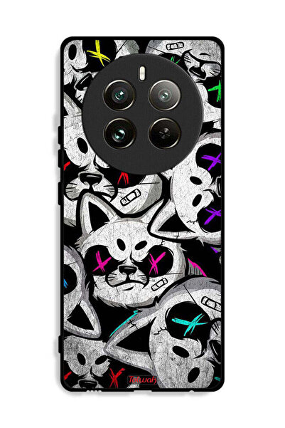 Tolwak غطاء حماية لهاتف Realme 12 Pro Plus 5G بنقشة قطط مارشميلو