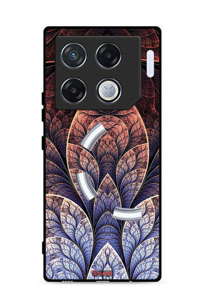 Tolwak غطاء حماية لهاتف Infinix GT 20 Pro 5G بتصميم زهور فركتال تجريدية