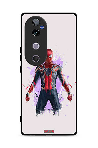 Tolwak غطاء حماية لهاتف Vivo V40 5G بتصميم العنكبوت الحديدي