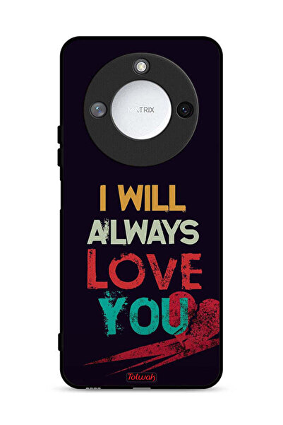 Tolwak غطاء حماية لهاتف Honor X60 5G - سأحبك دائمًا