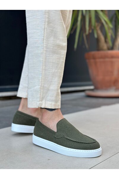 BESKAR Ba0241 Khaki Sports Men's Sneaker – Non-Slip Sole