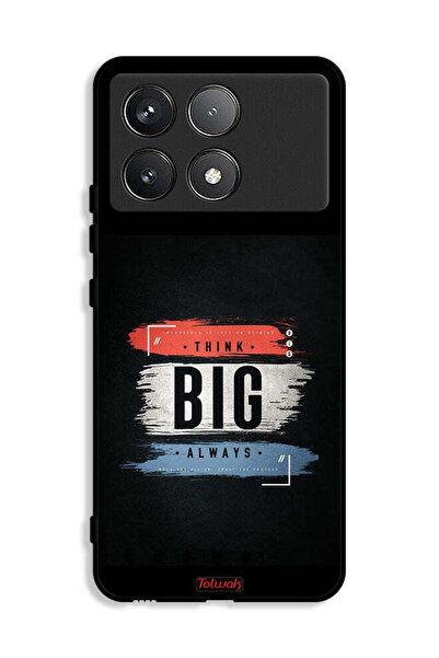 Tolwak غطاء حماية لهاتف Xiaomi Redmi K70E 5G - فكر دائمًا بشكل كبير