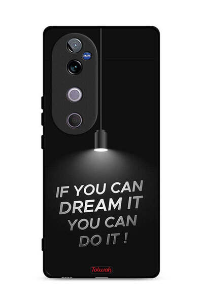 Tolwak غطاء حماية لهاتف Vivo V40 5G إذا كنت تستطيع أن تحلم به، يمكنك تحقيقه