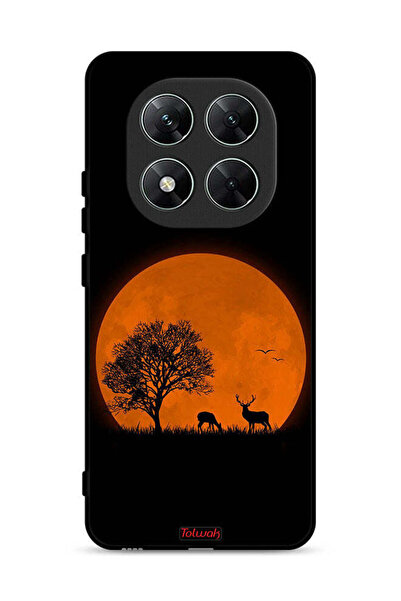 Tolwak غطاء حماية Xiaomi Poco X7 5G برسومات قمر المساء