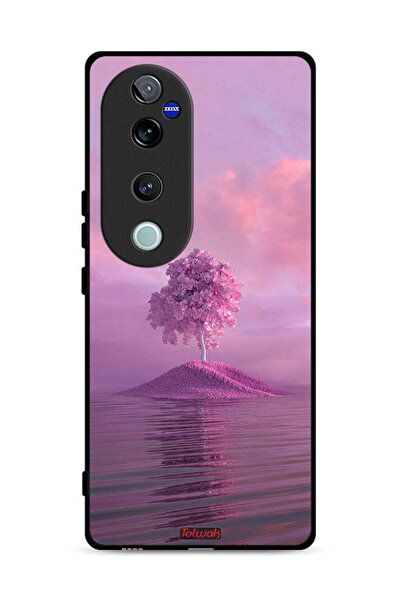 Tolwak غطاء حماية لهاتف Vivo V40 Pro 5G بتصميم شجرة من Unsplash