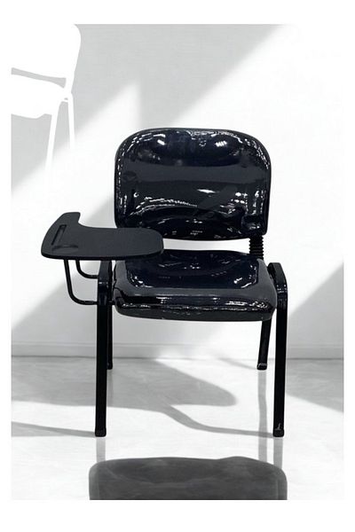 smart home Comfortable office chair with removable side table - study chair for lectures and training, ideal for offices