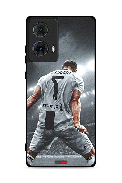 Tolwak غطاء حماية لهاتف موتورولا موتو جي 85 5G بطبعة احتفال كريستيانو رونالدو